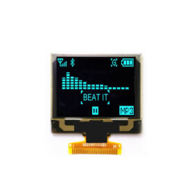1.32 Inch OLED Display 128×96 CPU RGB SPI PMOLED Display For Healthcare & Medical Display Solution. 