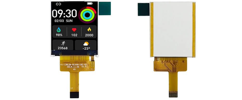 1.44 Inch TFT LCD Display 128×128 SPI LCD Display For Healthcare & Medical Display Solution
