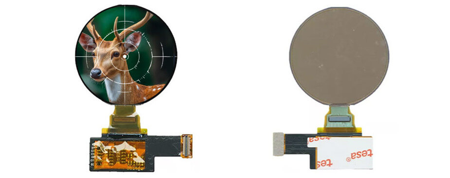 1.5 Inch AMOLED Display 466×466 MIPI OLED Display With Projected Capacitive Touch For Measuring Rangefinder Display Solution ET015AM01-F_02