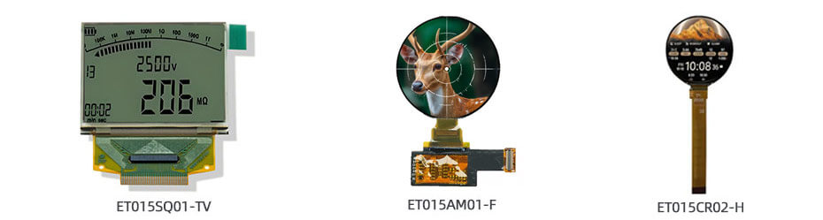 1.5 Inch AMOLED Display 466×466 MIPI OLED Display With Projected Capacitive Touch For Measuring Rangefinder Display Solution ET015AM01-F_04