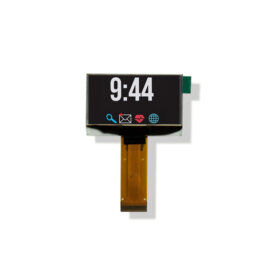 1.54 Inch PMOLED Display 128×64 CPU SPI I2C OLED Display For Healthcare & Medical Display Solution. 