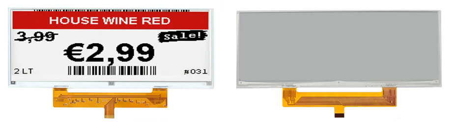 10.85 Inch Four-Color E-Paper Display 1360×480 SPI E-Ink Screen