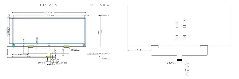 10.85 Inch Three-Color E-Paper Display 1360×480 SPI E-Ink Screen
