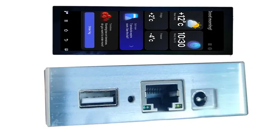 11.3 Inch Stretched LCD Display 440×1920 USB Plug-and-Play Bar Screen All-in-One Display