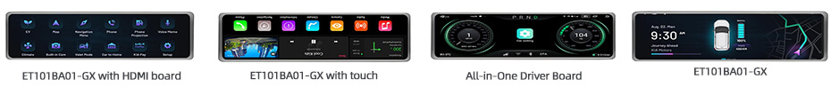 11.3 Inch Stretched LCD Display 440×1920 40-Pin MIPI Bar Display with Touch & HDMI Driver Board