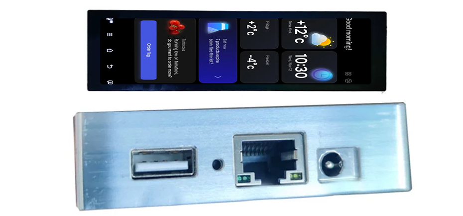 11.3 Inch Stretched LCD Display 440×1920 USB Plug-and-Play Bar Screen All-in-One Display