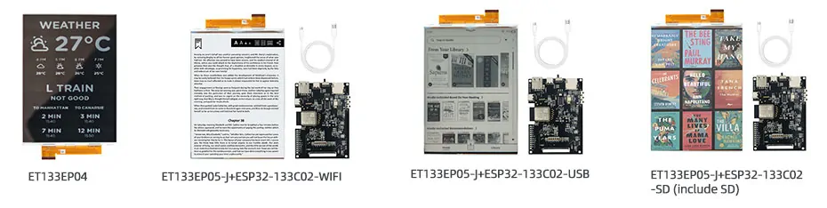 13.3 Inch Color E-Paper Display 1600×1200 QSPI E Ink E6 Display Module