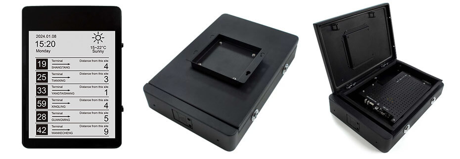 13.3 Inch Front-Lit Black & White E-Paper Display 1600×1200 WiFi E-Ink Signage