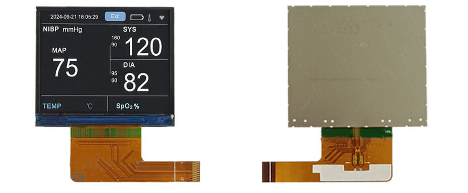 2 Inch TFT LCD Display 480×360 MIPI RGB LCD Display For Healthcare & Medical Display Solution