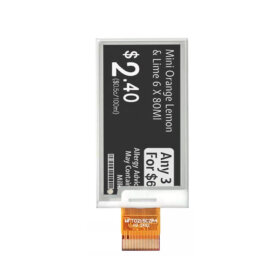 2.15 Inch Black & White EINK E-Paper Display 208×112 SPI Partial Refresh Electronic Paper Module. 