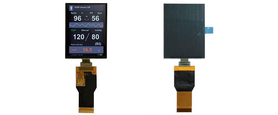 2.4 Inch AMOLED Display 450×600 MIPI CPU SPI Wide Temperature OLED Display With On-Cell Touch For Healthcare Medical Display Solution