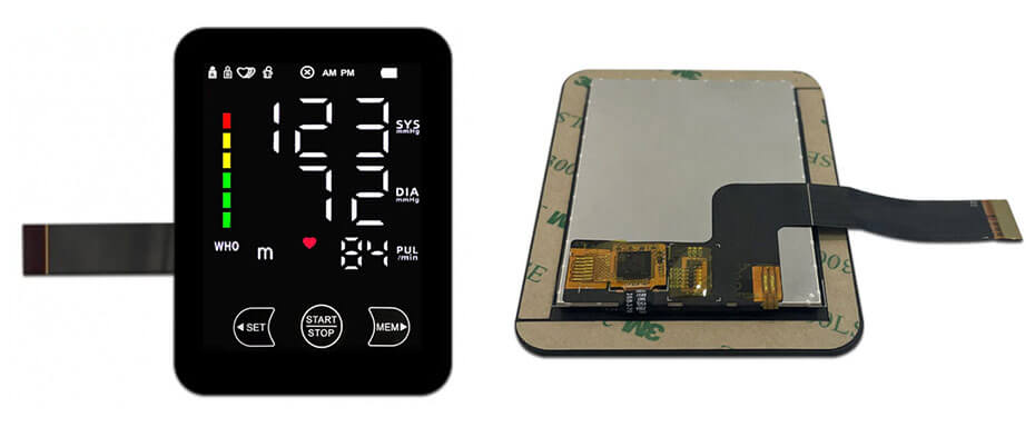 2.8 Inch TFT LCD Display 480×640 MIPI LCD Display For Healthcare Medical Display Solution