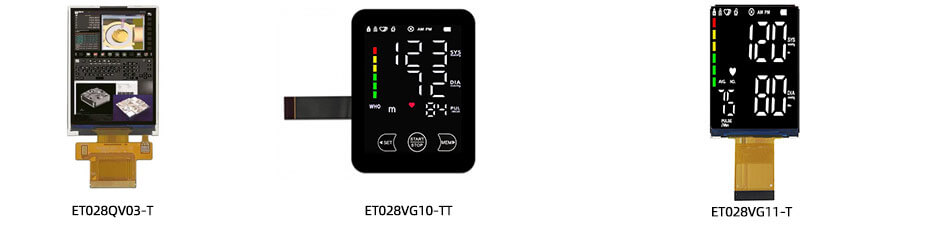 2.8 Inch TFT LCD Display 480×640 MIPI LCD Display For Healthcare Medical Display Solution