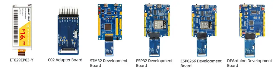 2.9 Inch 4-Color E-Ink E-Paper Display 384×168 SPI Electronic Paper Display Module