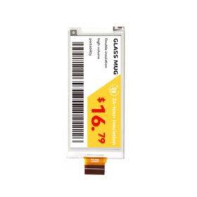 2.9 Inch 4-Color E-Ink E-Paper Display 384×168 SPI Electronic Paper Display Module. 