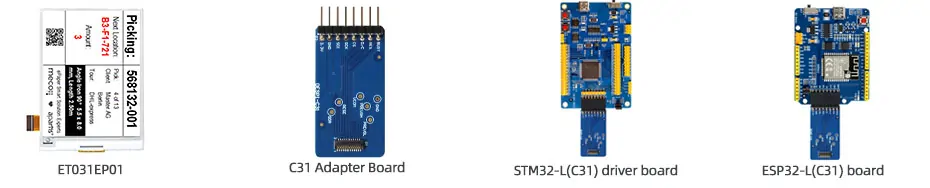 3.1 Inch E Ink Display 320×240 UC8253 SPI Low-Power Electronic Paper Display