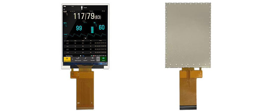 3.2 Inch TFT LCD Display 240×320 CPU High Brightness LCD Display For Healthcare Medical Display Solution
