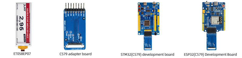 5.79 Inch Bar-Type E-Ink Display 792×272 SPI Electronic Paper Display