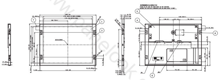COM84T8M02SSS Ortustech 8.4 Inch Blanview Display High Brightness 1024×768 LVDS Wide Temperature TFT LCD Display
