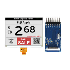 5.83 Inch 3-Color E-Ink E-Paper Display 600×448 SPI Black White Yellow Electronic Paper Screen. 