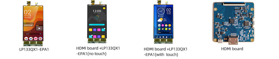 LP133QX1-EPA1 13.3 Inch Flexible AMOLED Display 1536×2048 eDP Flexible OLED Display with Optional Touch & Driver Board