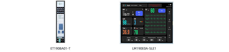 19 Inch TFT LCD Display 1920×320 LVDS High Brightness LCD Display For Healthcare Medical Display Solution