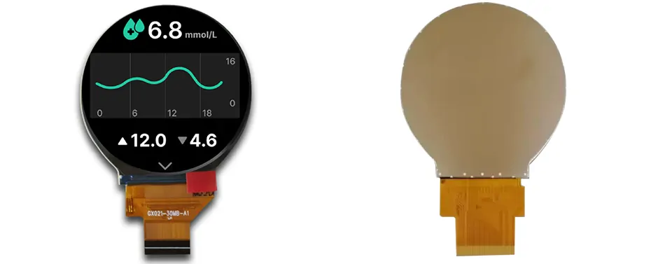 2.1 Inch Round Display 480×480 IPS RGB Circular Display with Driver Board
