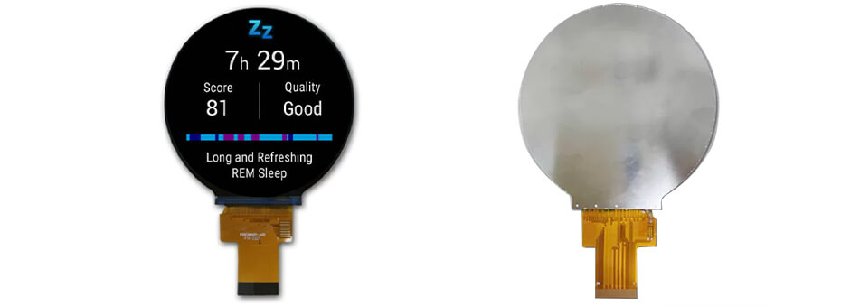 2.8 Inch Round Display 480×480 MIPI 30-Pin IPS Circular Display with Capacitive Touchscreen & HDMI Driver Board