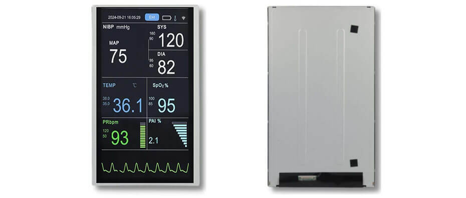 21.5 Inch TFT LCD Display 1080×1920 LVDS High Brightness LCD Display For Healthcare Medical Display Solution