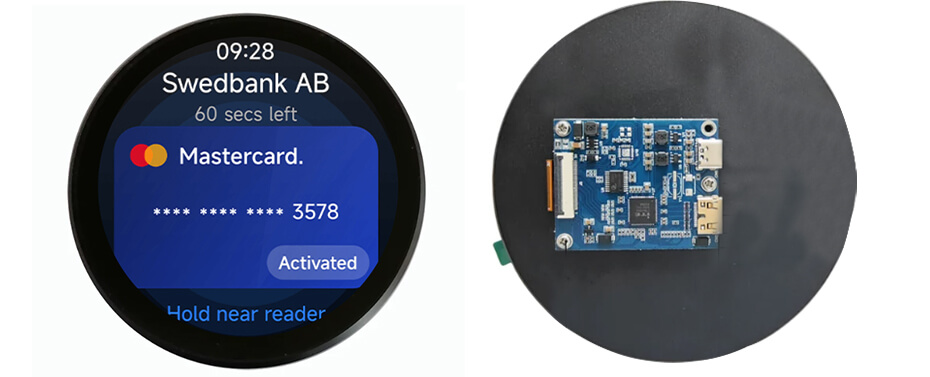 3.4 Inch Round Display 800×800 MIPI IPS Circular Display with CNC Housing & Capacitive Touchscreen Complete Display Unit