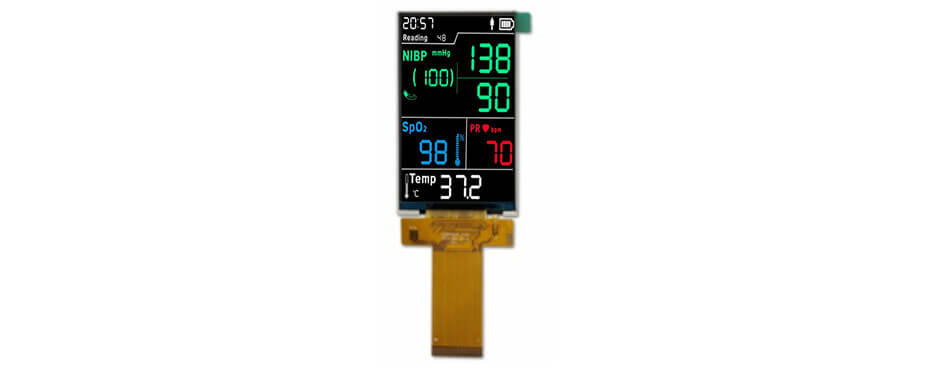 4.3 Inch TFT LCD Display 480×800 TTL High Brightness LCD Display For Healthcare Medical Display Solution
