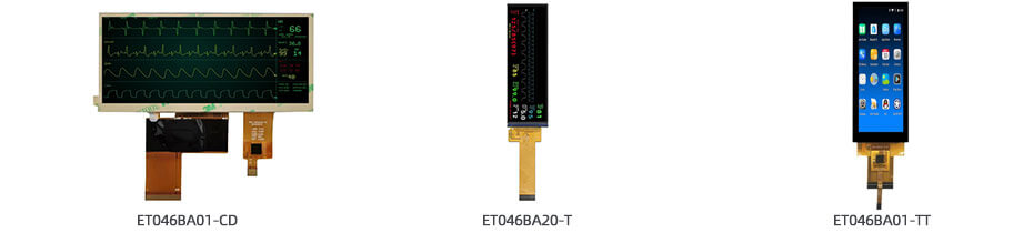 4.58 Inch TFT LCD Display 320×960 TTL High Brightness LCD Display With Capacitive Touch For Healthcare Medical Display Solution