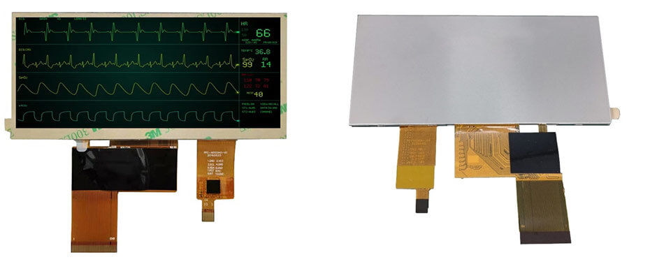 4.6 Inch TFT LCD Display 800×320 TTL High Brightness LCD Display With Capacitive Touch For Healthcare Medical Display Solution