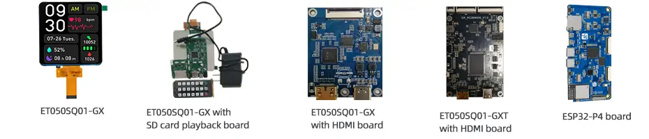 5 Inch Square Display 720×720 30-Pin MIPI IPS LCD Screen with Optional Touch & HDMI Driver Board