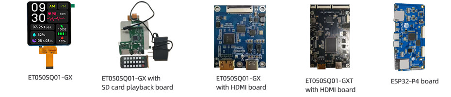 5 Inch Square Display 720×720 30-Pin MIPI IPS LCD Screen with Optional Touch & HDMI Driver Board