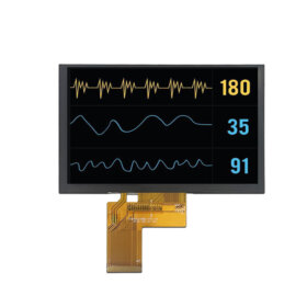 5 Inch TFT LCD Display 800×480 TTL High Brightness LCD Display With Capacitive Touch For Healthcare Medical Display Solution. 