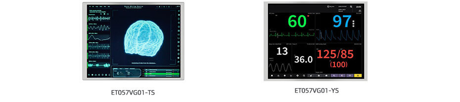 5.7 Inch TFT LCD Display 640×480 TTL 1000nits High Brightness LCD Display For Healthcare Medical Display Solution