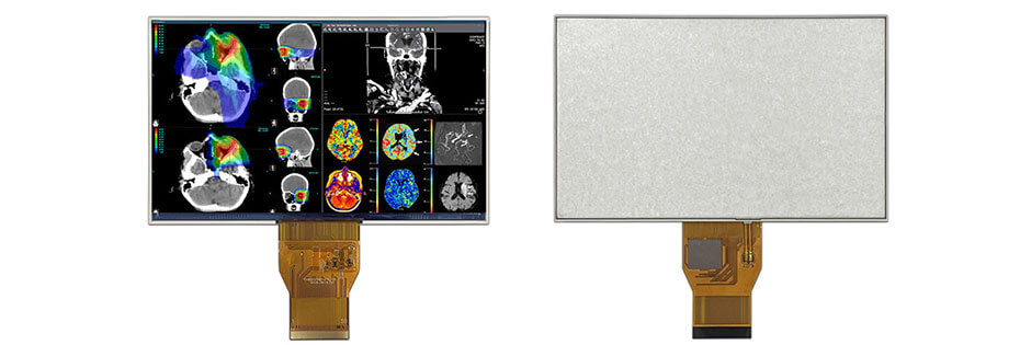 6.2 Inch TFT LCD Display 1024×600 TTL 750nits High Brightness Wide Temperature LCD Display For Healthcare Medical Display Solution