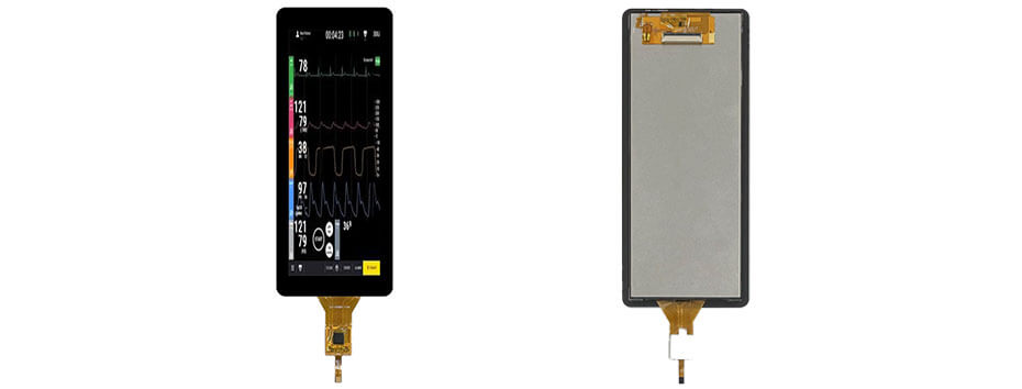 6.86 Inch TFT LCD Display 480×1280 MIPI 550nits High Brightness LCD Display For Healthcare Medical Display Solution
