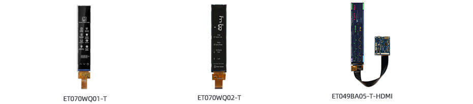 6.9 Inch TFT LCD Display 280×1424 HDMI 500nits High Brightness LCD Display With Capacitive Touch For Healthcare Medical Display Solution
