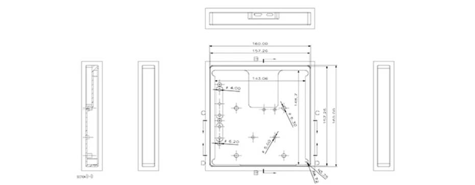 7.6 Inch Square Monitor 800×800 30-Pin MIPI Multi-Touch Display IPS LCD Screen