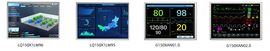 G150XAN02.0 15 Inch TFT LCD Display 1024×768 LVDS High Brightness Wide Temperature LCD Display For Healthcare Medical Display Solution