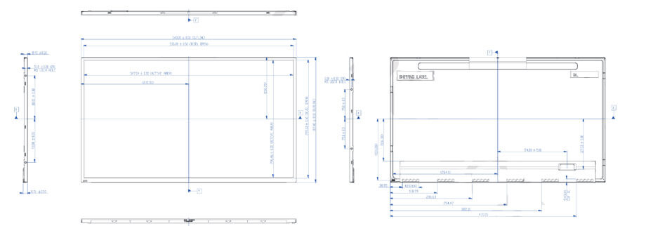 G238HAN01.0 23.8 Inch TFT LCD Display 1920×1080 LVDS LCD Display For Healthcare Medical Display Solution