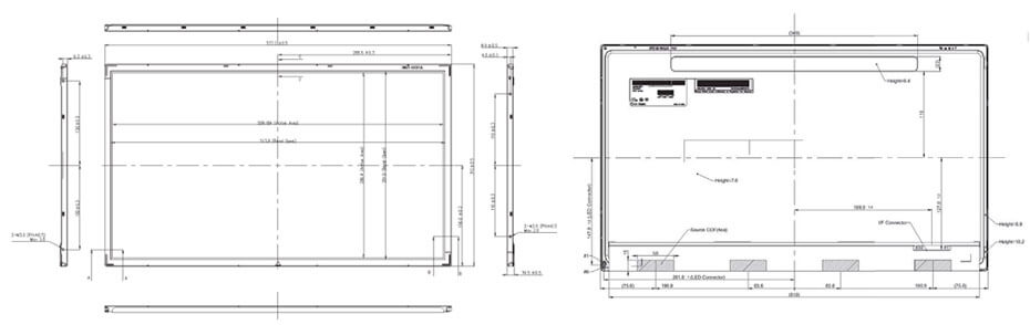 LM230WF3-SLP8 23 Inch TFT LCD Display 1920×1080 LVDS LCD Display For Healthcare Medical Display Solution