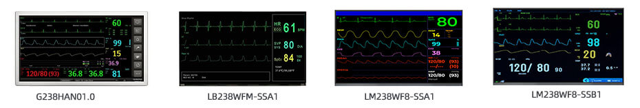 LM238WF8-SSA1 23.8 Inch TFT LCD Display 1920×1080 LVDS LCD Display For Healthcare Medical Display Solution