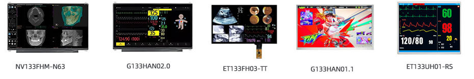 NV133FHM-N63 13.3 Inch TFT LCD Display 1920×1080 eDP LCD Display For Healthcare Medical Display Solution