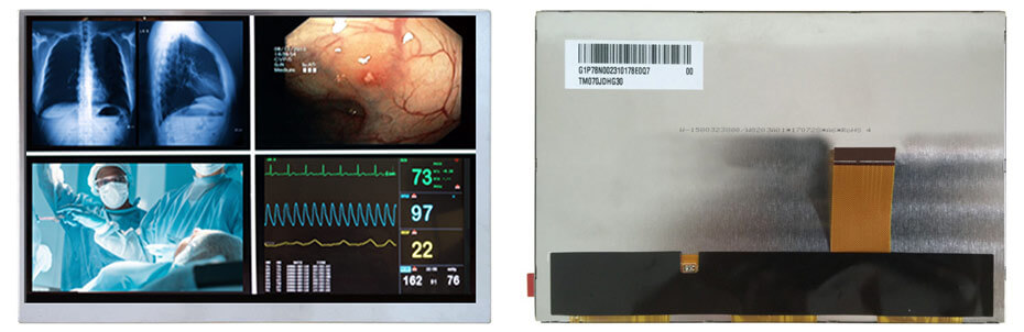 TM070JDHG30-00 7 Inch TFT LCD Display 1280×800 LVDS LCD Display For Healthcare Medical Display Solution