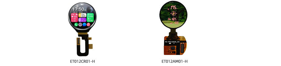 1.2 Inch OLED Display 390×390 MIPI High Brightness OLED Display With On-Cell Touch for Measuring Rangefinder Display Solution