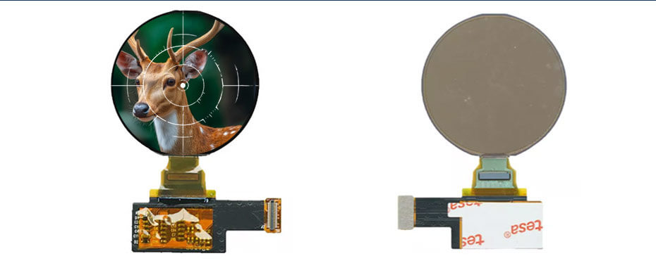 1.5 Inch OLED Display 466×466 MIPI High Brightness OLED Display With Capacitive Touch for Measuring Rangefinder Display Solution