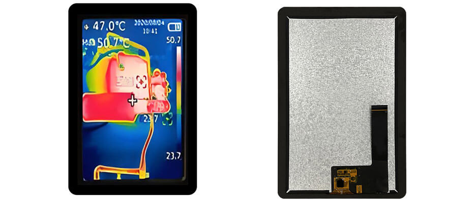10.1 Inch TFT LCD Display 800×1280 MIPI High Brightness LCD Display With Capacitive Touch for Measuring Rangefinder Display Solution